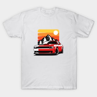 Red Demon Mountains T-Shirt